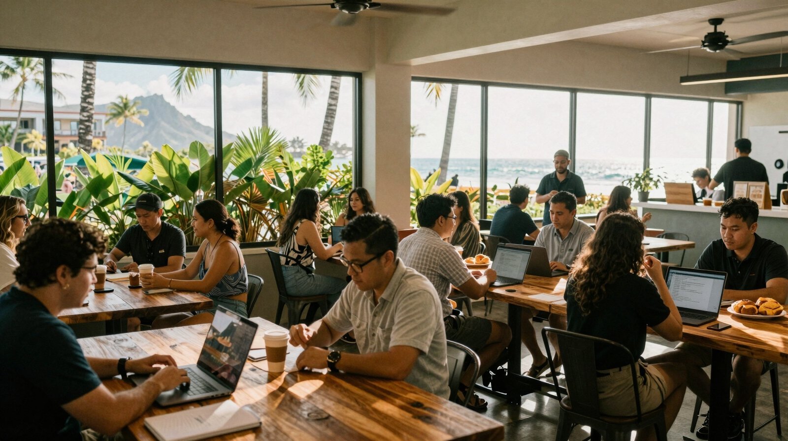 coworking networking community sunsets