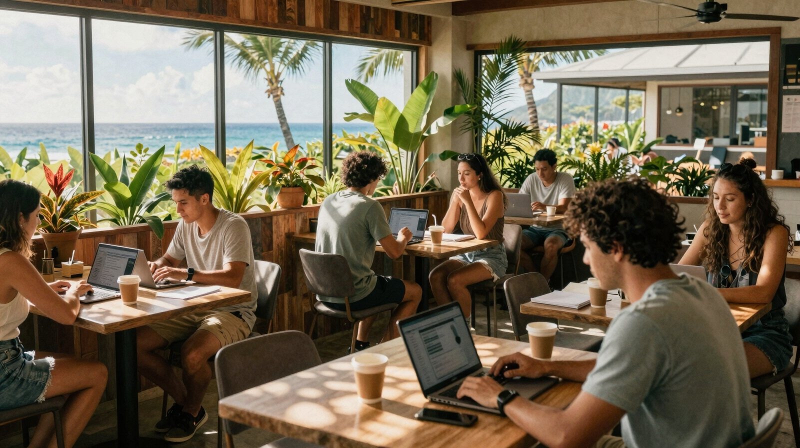 flexible workspaces for nomads